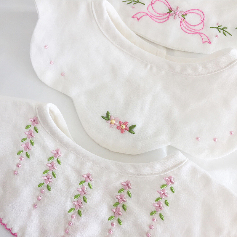 INS Νεογέννητα Baby Bibs Βαμβακερή γάζα για αγόρια και κορίτσια Saliva πετσέτα απορροφητικά πανιά για τα σάλια Λεπτή καλοκαιρινή ανοιξιάτικη τσέπη σάλιου