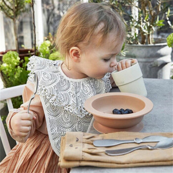 Baby Bibs INS Nordic Style Feed Angel Pocket Burp Κορίτσι Αγόρι Βρεφικά Γεύματα Σαλιάρα Αδιάβροχο Easy Clean Χαριτωμένα σαλιάρες ελέφαντα Μαλακό PU