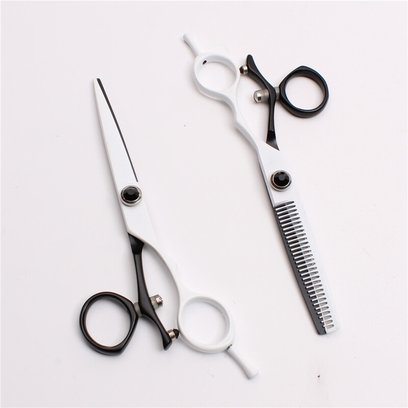 C9019 6" 17,5 cm Περιστρεφόμενη λαβή Japan 440C Επαγγελματικό ψαλίδι κομμωτηρίου Αραιωτικό ψαλίδι Ψαλίδι κοπής Κιτ ψαλιδιού μαλλιών