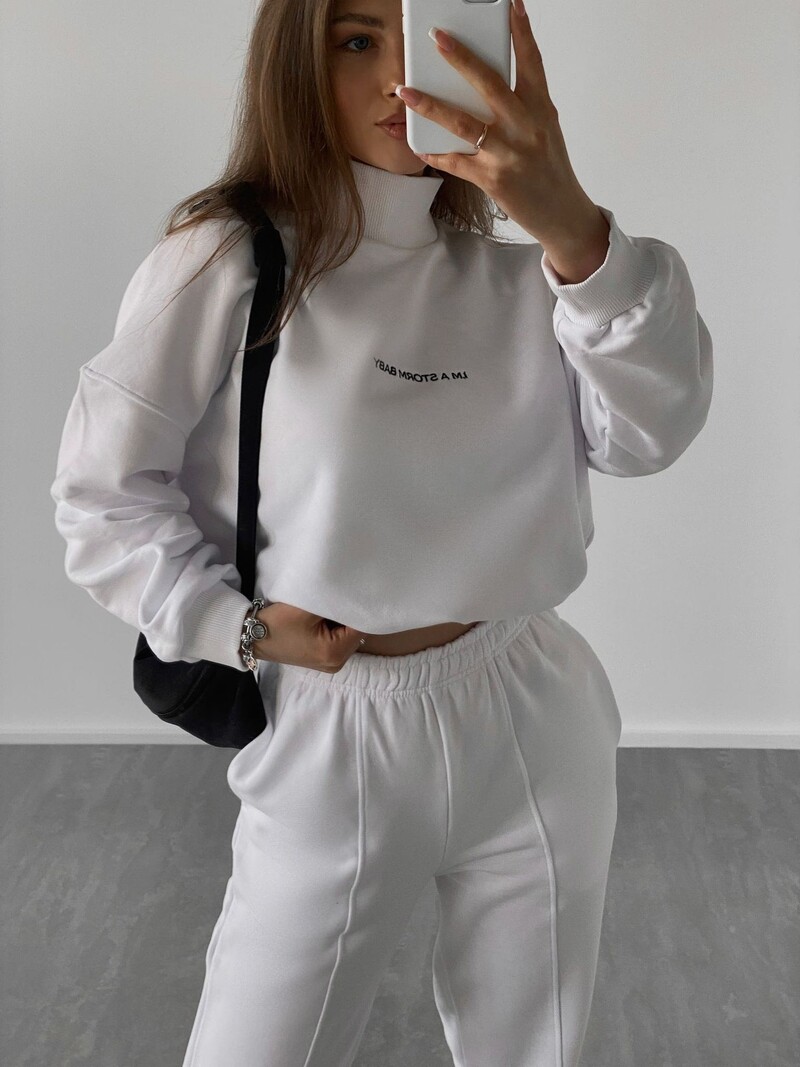 Oversized Zip Up Distressed Hoodie Manufacturer Acid Wash Patch Απλικέ Κεντημένο Cropped Printed Σετ για γυναίκες