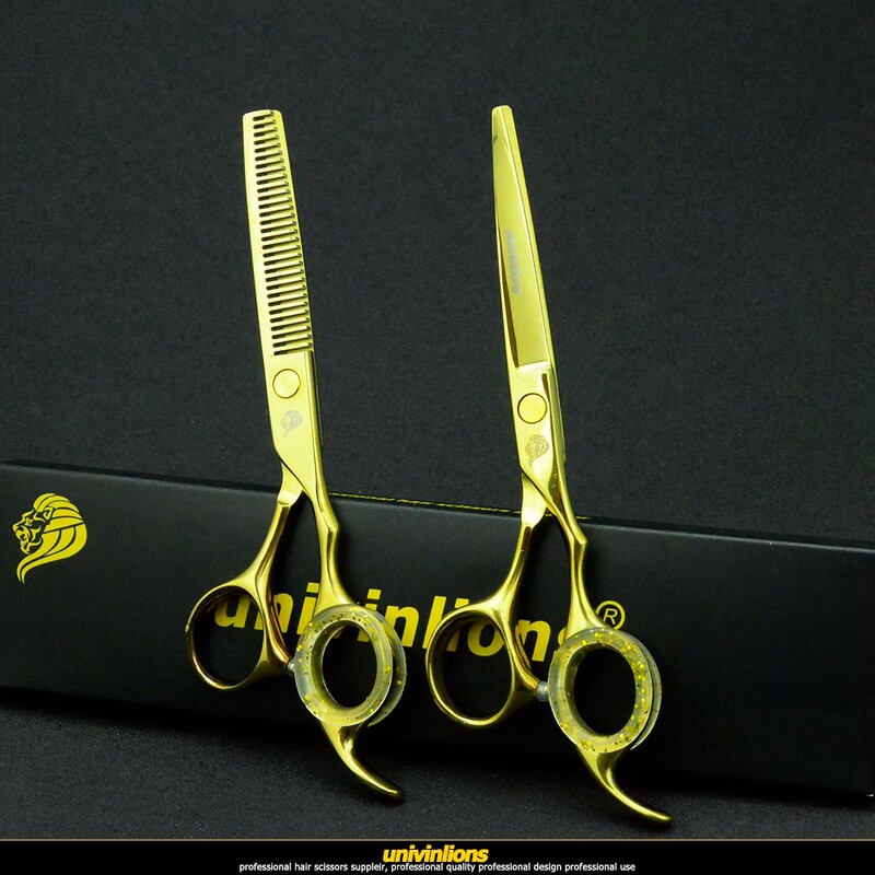 univinlions 6" επαγγελματικό κομμωτήριο ψαλίδι μαλλιών κομμωτήριο κούρεμα μαλλιών ψαλίδι αραίωση ψαλίδι κουρέας κούρεμα tijeras ciseaux