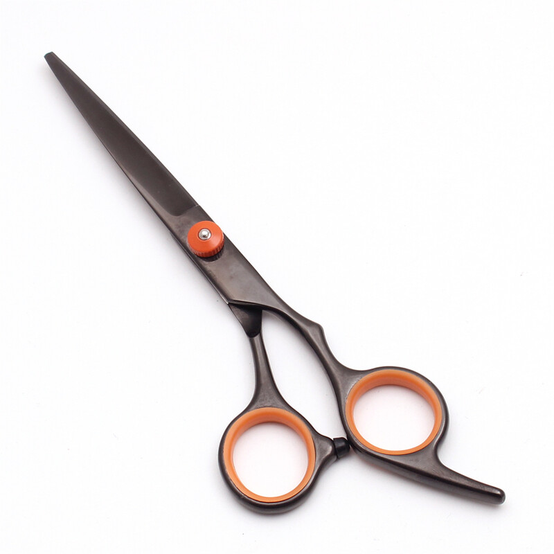 Hair Scissors 6" Japan Stainess Professional Hairdressing Scissors Black Hair Cutting Scissors Salon Thinning Scissors Haircuting