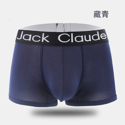 Jack Claude Férfi Fehérnemű Boxerek Férfi Bugyik Tok Tok Áttetsző alsónadrág Férfi szűk alsónadrág Boxer