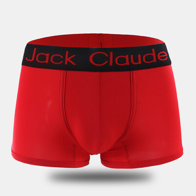Jack Claude Férfi Fehérnemű Boxerek Férfi Bugyik Tok Tok Áttetsző alsónadrág Férfi szűk alsónadrág Boxer