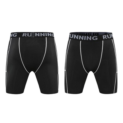 Sport Fitness Nadrágok Férfi Tornatermi Rövidnadrág Edzés Harisnya Futó Edzés Alsónadrágok Kompressziós Leggings Kosárlabda Sportruházat