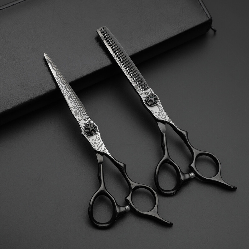 Νέο 6.0`` επαγγελματικό ψαλίδι κομμωτικής για κουρείο ψαλίδι κοπής ψαλίδι αραίωση ψαλίδι τρίχας ψαλίδι χωρίς ίχνη δοντιών