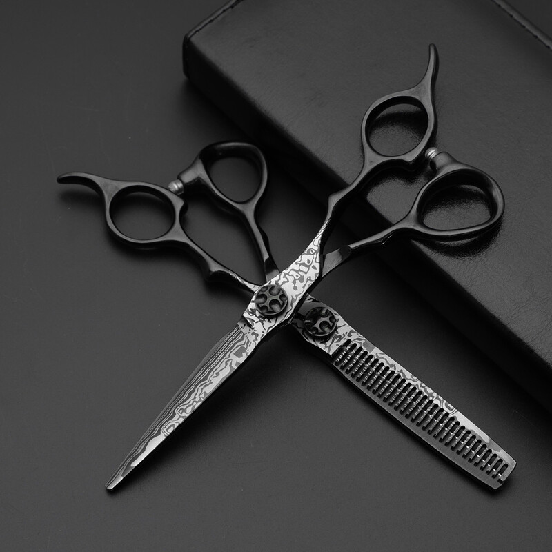 Νέο 6.0`` επαγγελματικό ψαλίδι κομμωτικής για κουρείο ψαλίδι κοπής ψαλίδι αραίωση ψαλίδι τρίχας ψαλίδι χωρίς ίχνη δοντιών