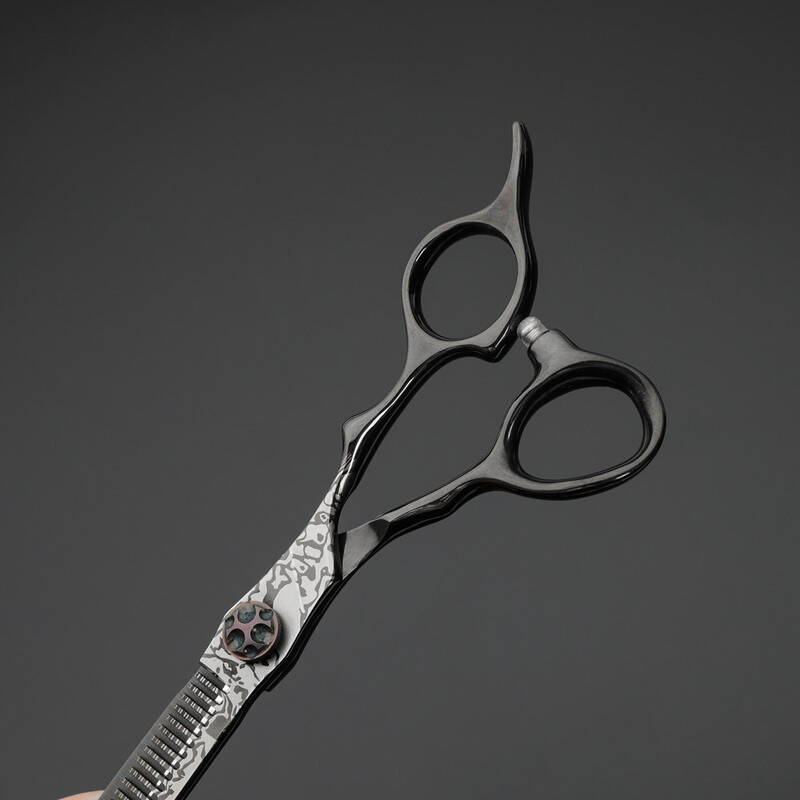 Νέο 6.0`` επαγγελματικό ψαλίδι κομμωτικής για κουρείο ψαλίδι κοπής ψαλίδι αραίωση ψαλίδι τρίχας ψαλίδι χωρίς ίχνη δοντιών