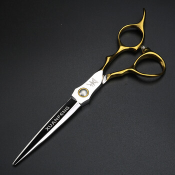 XUANFENG Gold Handle Professional Hair Scissors 6.5\