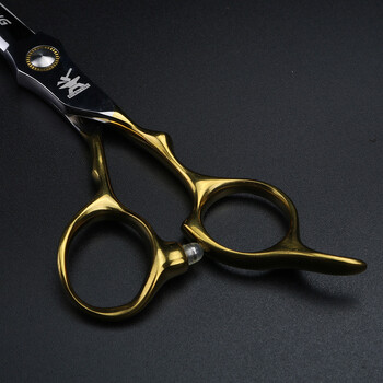 XUANFENG Gold Handle Professional Hair Scissors 6.5\