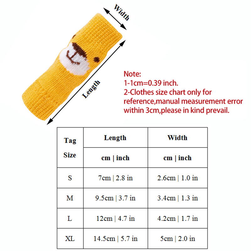 Κάλτσες για σκύλους Κάλτσες προστασίας αρθρώσεων Χειμερινές ζεστές κάλτσες για κατοικίδια Κάλτσες για το γόνατο κάλυμμα κατά των βρώμικων μανίκια Γάτα κουτάβι κατοικίδιο ζώο πλεκτές κάλτσες για σκύλους Cute DIY