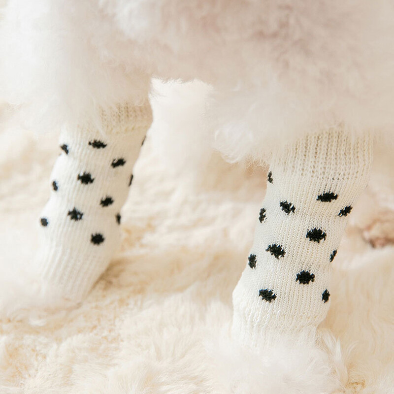 Κάλτσες για σκύλους Κάλτσες προστασίας αρθρώσεων Χειμερινές ζεστές κάλτσες για κατοικίδια Κάλτσες για το γόνατο κάλυμμα κατά των βρώμικων μανίκια Γάτα κουτάβι κατοικίδιο ζώο πλεκτές κάλτσες για σκύλους Cute DIY