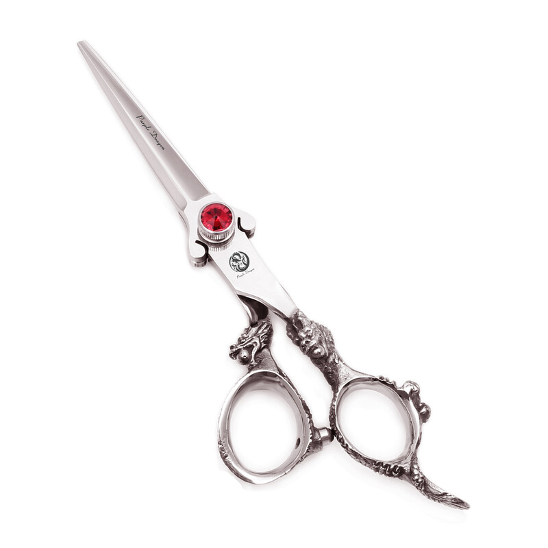 Professional Barber Scissors 6" Japan 440C Purple Dragon Hair Cutting Scissors Dragon Handle Thinning Shears Hair Scissors Z9007