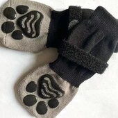 Csúszásgátló zokni kutyacsizma 4 db Mancsvédő állítható pántokkal kis közepes méretű kutyák számára Kutyacipők Botas Para Perros