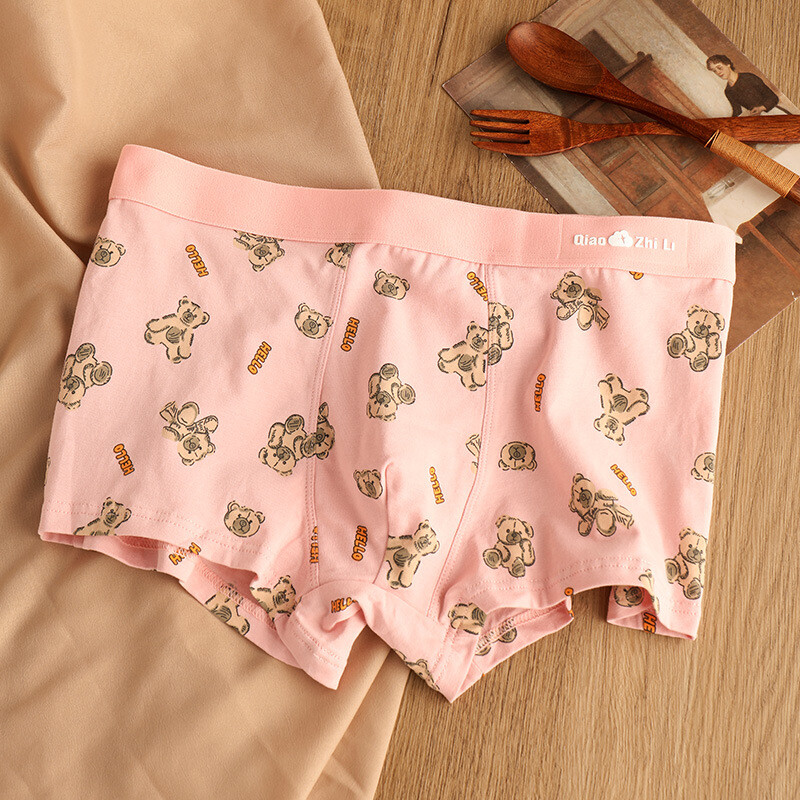 EXILIENS Hello Bear Cotton Boxer Ανδρικά Εσώρουχα Bermuda Ropa Εσωτερικά Ανδρικά Μπόξερ Cuecas Masculinas Man Calzoncillos M-3XL K41-JH