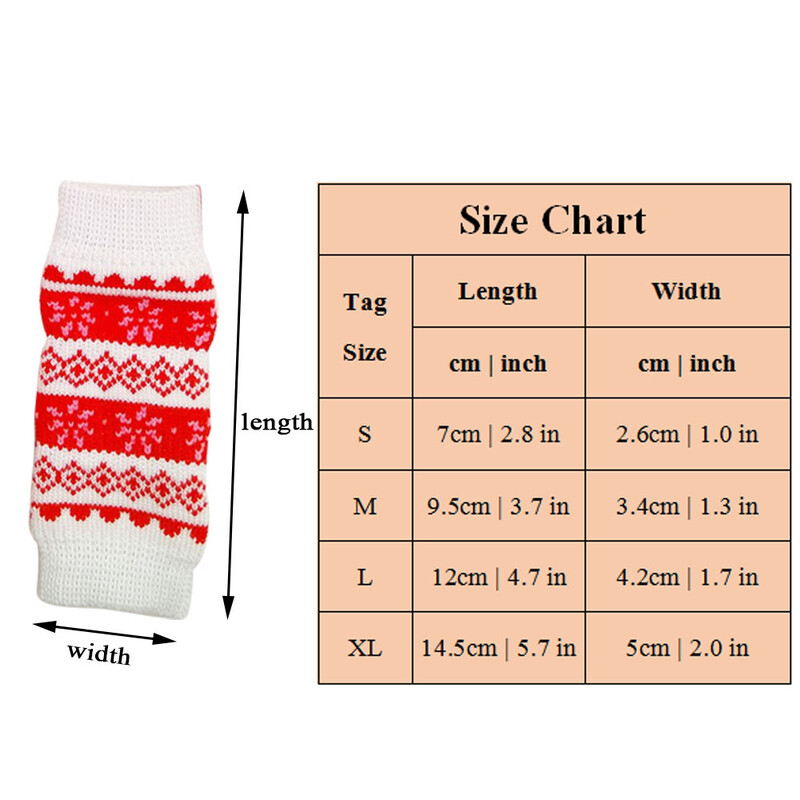 4 vnt. naminiams gyvūnėliams atsparūs antblauzdžiai, šunų batai, kojinės žiemai, šiltos kojų apsaugos priemonės, mezgimo kojinės, apdangalai šunims, kelių pagalvėlės, kojinės