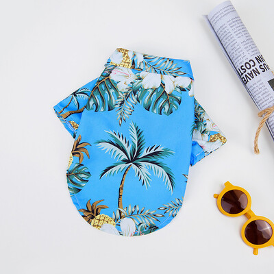 Hawaii stílusú Beach kisállat ingek Nyári kutyaruhák kölyökkutyáknak Kicsi, nagy macskakutyáknak Chihuahua jelmezek Háziállatoknak Ruházat XS-5XL