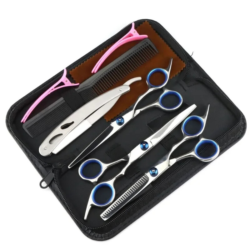 επαγγελματική Ιαπωνία 440c ατσάλι 6 ιντσών συνδυαστικό ψαλίδι κοπής μαλλιών κούρεμα αραίωση κουρέας ψαλίδι κομμωτικής κοπής ψαλίδι κομμωτικής