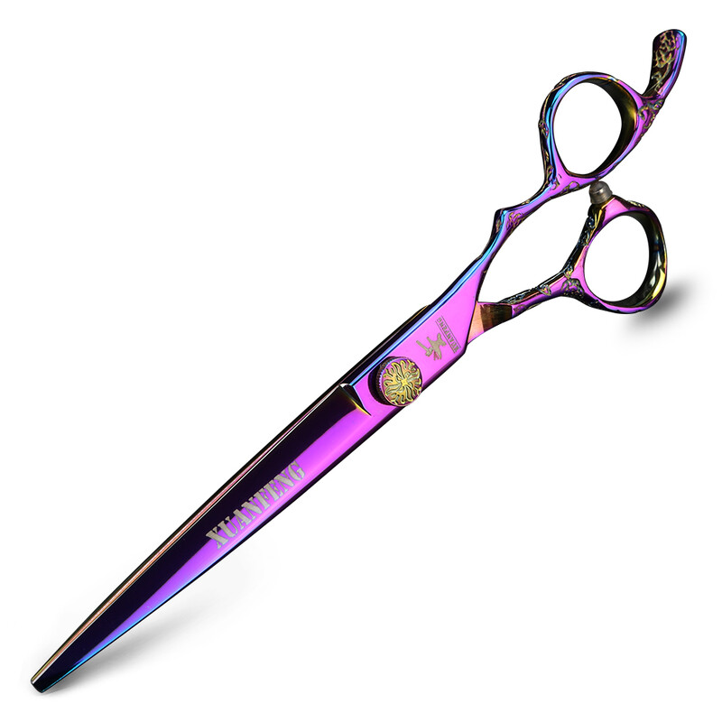 Ψαλίδι μαλλιών XUANFENG 7 ιντσών από άνθη δαμάσκηνου, εργαλεία styling κομμωτηρίου, ψαλίδι κοπής και ψαλίδι αραίωσης