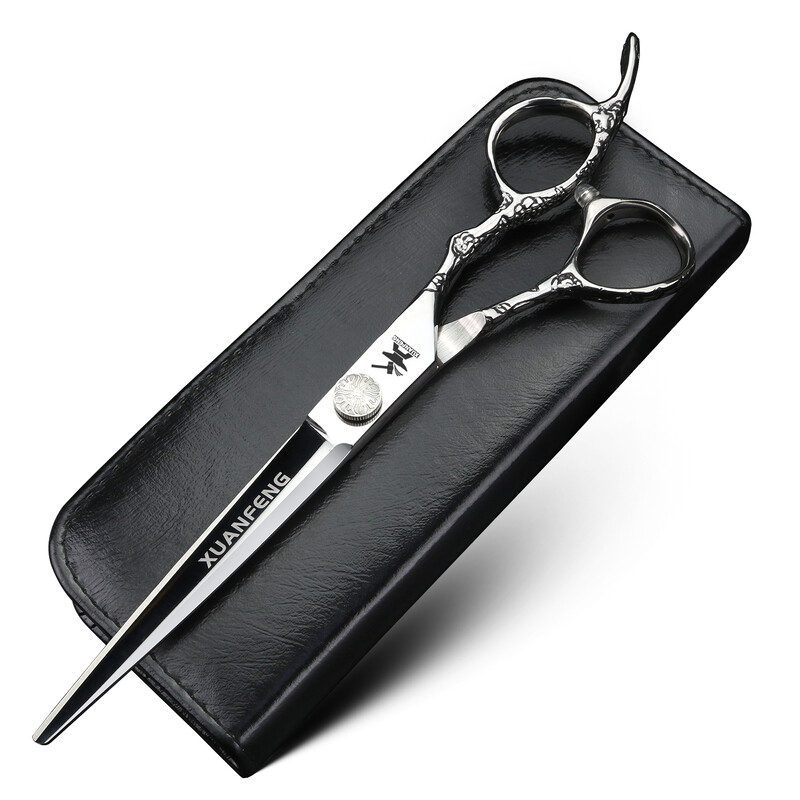 Ψαλίδι μαλλιών XUANFENG 7 ιντσών από άνθη δαμάσκηνου, εργαλεία styling κομμωτηρίου, ψαλίδι κοπής και ψαλίδι αραίωσης