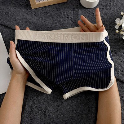 [Bloom the love] Νέα 3 τμχ Boxer Ανδρικά Εσώρουχα Βαμβακερά Απαλή Μόδα Boxershort Ανδρικά Boxers Man Cuecas Masculina Μέγεθος M-3XL HS6519