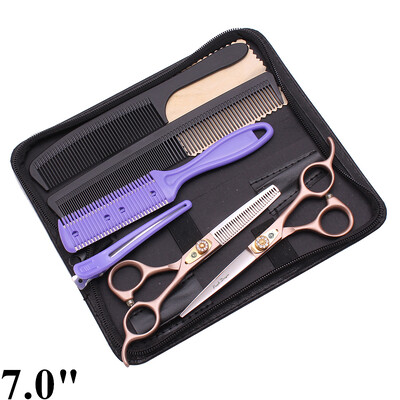 Hajolló Professzionális Purple Dragon 5,5" 6" 7" Rozsdamentes fodrász olló Vágóolló Fodrász Vékonyító Olló Z9105
