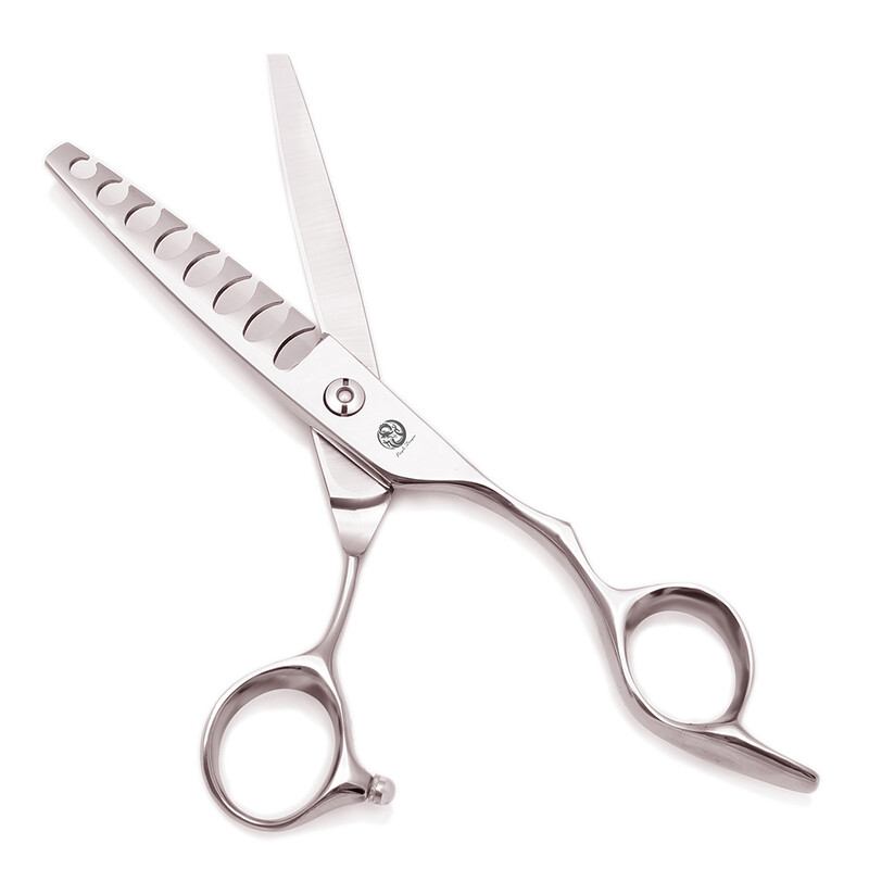 Professional Hair Scissors 6" Japan 440C Purple Dragon Κομμωτική ψαλίδα κοπής Αραίωση Ψαλίδι Σετ Σχήμα Φύλλων Ιτιάς Z1022