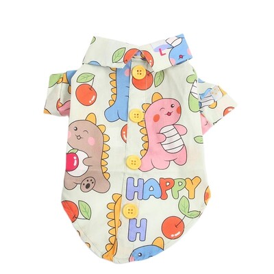 Fiú kutya macska ingek Rajzfilm Design Pet Puppy Overshirt Tavaszi/nyári ruházati ruházat