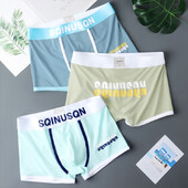 Férfi fehérnemű Sport stílusú Boxer Alsónadrágok Férfi Cool Feeling Rövidnadrágok Lélegző Férfi Boxer Alsónadrágok