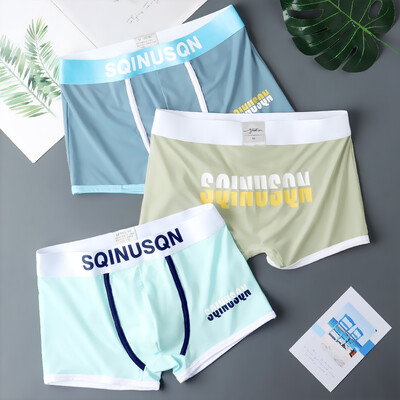 Férfi fehérnemű Sport stílusú Boxer Alsónadrágok Férfi Cool Feeling Rövidnadrágok Lélegző Férfi Boxer Alsónadrágok