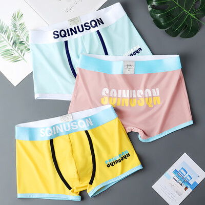Férfi fehérnemű Sport stílusú Boxer Alsónadrágok Férfi Cool Feeling Rövidnadrágok Lélegző Férfi Boxer Alsónadrágok