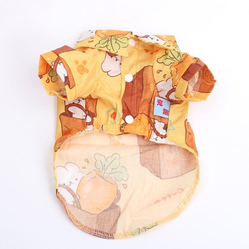 Πουκάμισα για σκύλους για αγόρια, Σχέδιο κινουμένων σχεδίων για κατοικίδια, κουτάβια, ρούχα για άνοιξη/καλοκαίρι