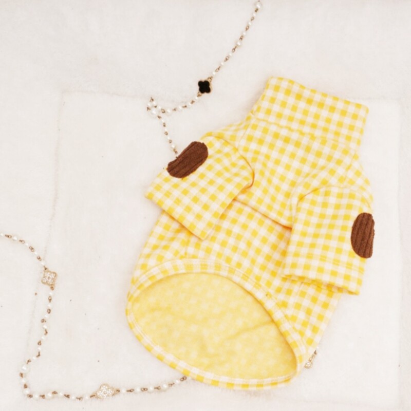 Μόδα ρούχα για σκύλους Χαριτωμένο καρό πουκάμισο για σκύλους Ανοιξιάτικο κοστούμι κουταβιού Ζεστό μαλακό πουκάμισο γάτας Πουλόβερ για κατοικίδια Chihuahua Ρούχα φούτερ για σκύλους