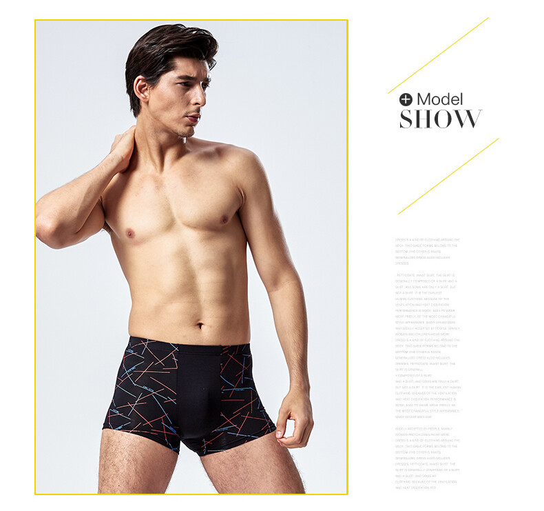 Ανδρικά εσώρουχα Μπόξερ Ριγέ Μοντάλ Μπόξερ Σορτς Casual Εσώρουχα Ανδρικά Εσώρουχα Ανδρικά Εσώρουχα Μεγάλο μέγεθος 5XL 6XL 7XL