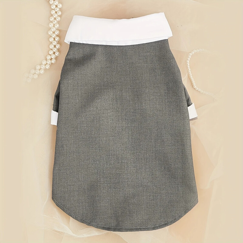 Naminių gyvūnėlių marškinėliai Maži šunų drabužiai Vestuvinis iškilmingas kostiumas su peteliškės kostiumu