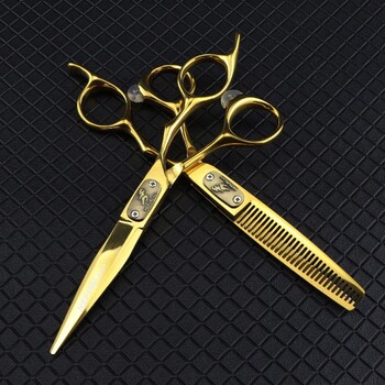 6,0 ιντσών VG-10 Professional Hair Salon Scissors Cut cutting Barber Accessories Haircut Thinning Shear Hairdressing Tool Scissors