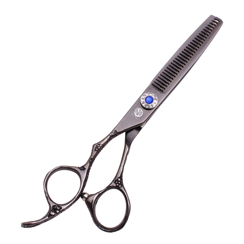 Ψαλίδι κομμωτηρίου Left-hand Purple Dragon Χονδρικό ψαλίδι κοπής 5,5" 6" Ψαλίδι αραίωσης Barber Scissors Set Z8002