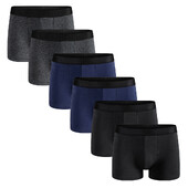 6db csomag 2024 Férfi Bugyi Pamut Fehérnemű Férfi márkájú boxer és alsónadrág For Homme Luxury Set Shorts Box Slip Kit