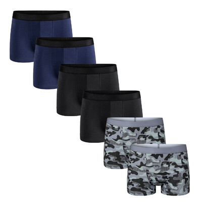 6db csomag 2024 Férfi Bugyi Pamut Fehérnemű Férfi márkájú boxer és alsónadrág For Homme Luxury Set Shorts Box Slip Kit