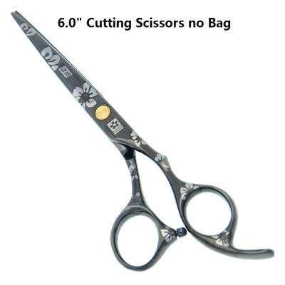 6,0"-os 5,5"-es színes Sakura hajvágó olló fodrászok számára Japan Steel Borbers Hajolló Szalon vékonyító olló A0171H