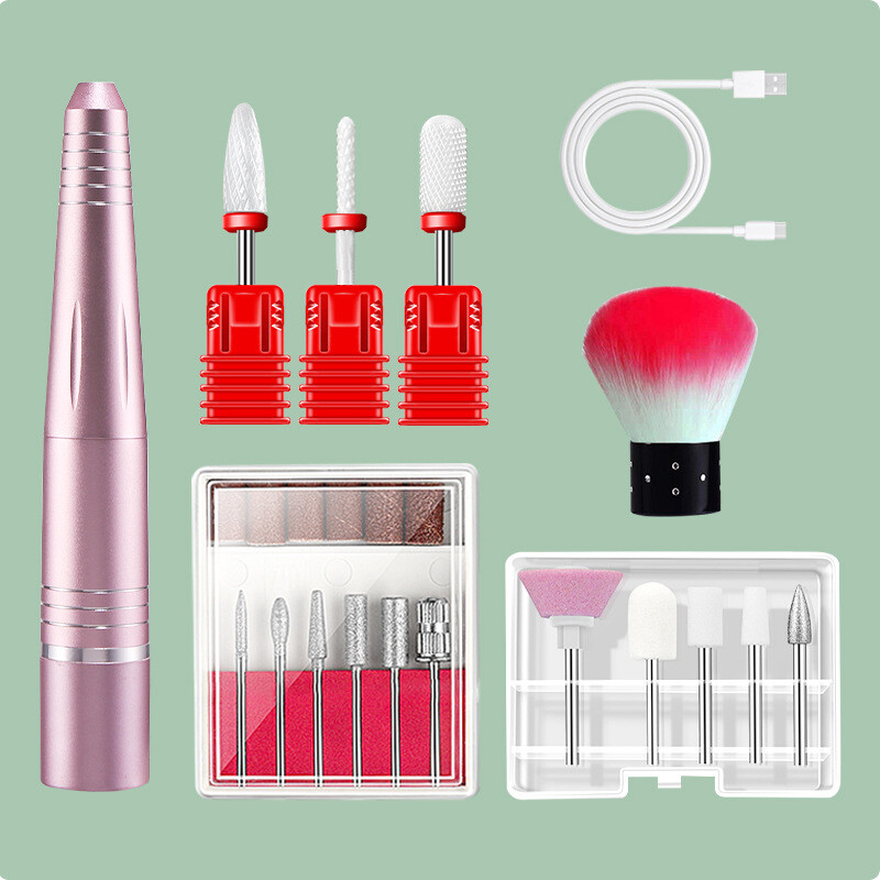 Nagų valiklis, 30 000 RPM, ypač ilgas baterijos veikimo laikas, nagų lako valiklis