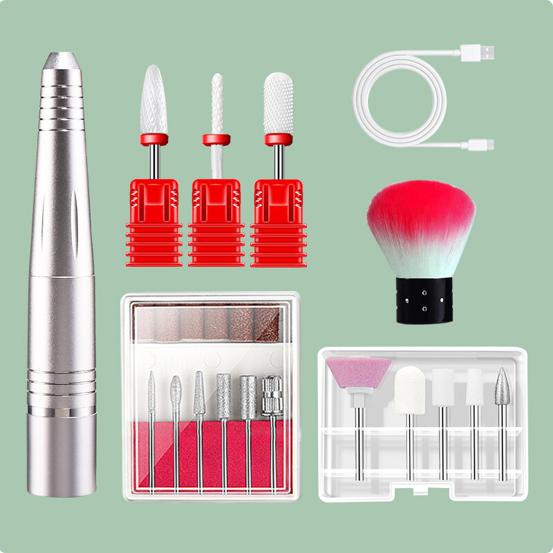 Nagų valiklis, 30 000 RPM, ypač ilgas baterijos veikimo laikas, nagų lako valiklis