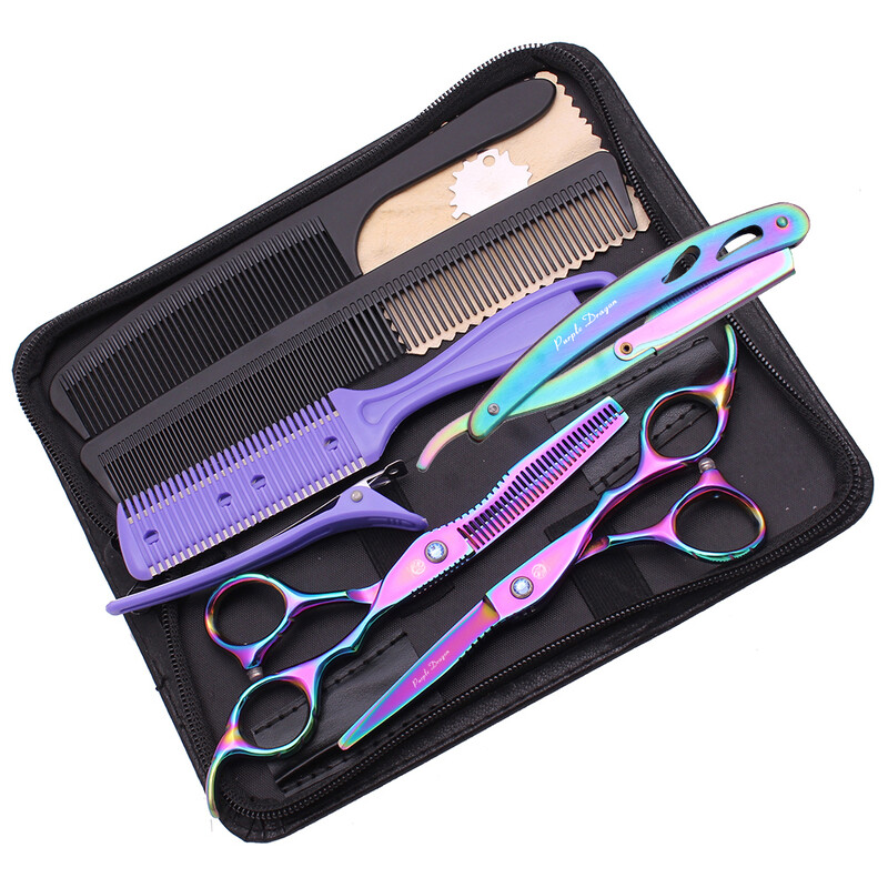 Ψαλίδι μαλλιών 6" Ιαπωνίας Ανοξείδωτο επαγγελματικό ψαλίδι κοπής ψαλίδι αραίωσης Dropshipping ψαλίδι για κομμωτήριο Z1011