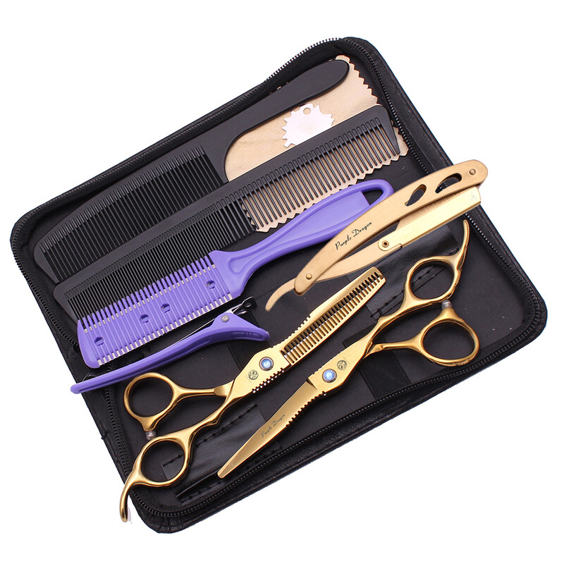 Ψαλίδι μαλλιών 6" Ιαπωνίας Ανοξείδωτο επαγγελματικό ψαλίδι κοπής ψαλίδι αραίωσης Dropshipping ψαλίδι για κομμωτήριο Z1011