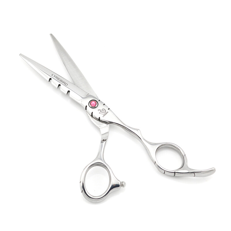 Ψαλίδι μαλλιών Japan Ψαλίδι μαλλιών 5,5 INCH 6 INCH Ψαλίδι μαλλιών ροζ ή μπλε πέτρα Αντιολισθητική λαβή LYREBIRD NEW