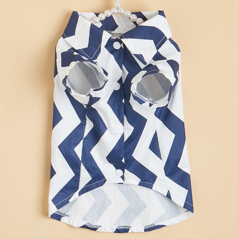 suņa krekls Kostīms Viļņainas Svītras Dekoratīvi Divkāju Mājdzīvnieki Suņi Kaķi Jaciņas drēbes maziem suņiem