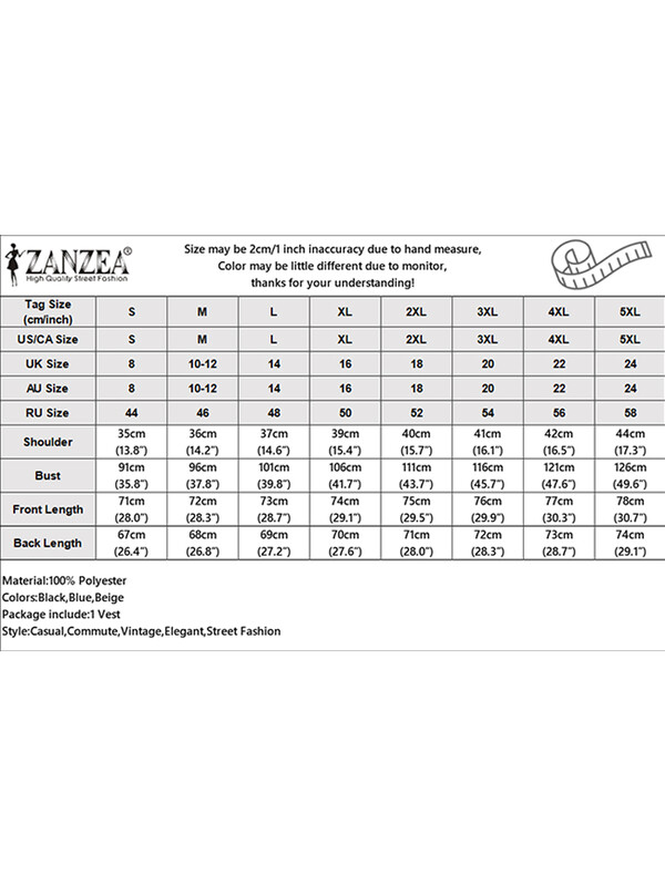 ZANZEA Vintage bezpiedurkņu bleizera veste modes OL ikdienišķa atloka žakete sieviešu biroja divrindu uzvalku mēteļi 2023. gada rudens sievietēm