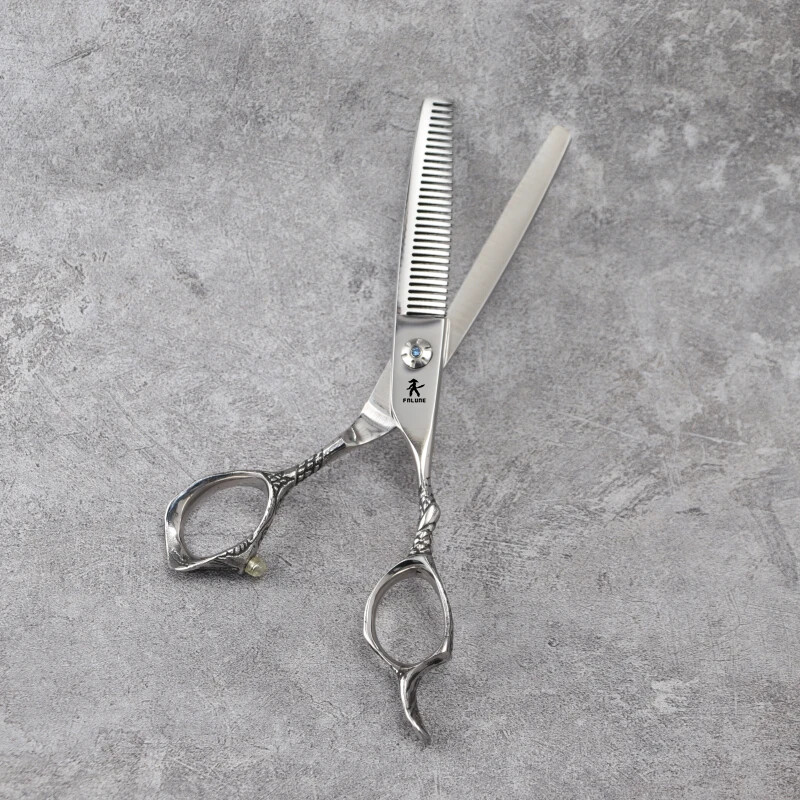 FnLune 6 6,5 colio 9Cr18MoV profesionalių kirpyklų žirklių kirpimo kirpyklų įrankiai kirpimo retinimo kirpimo kirpyklos žirklių rinkinys