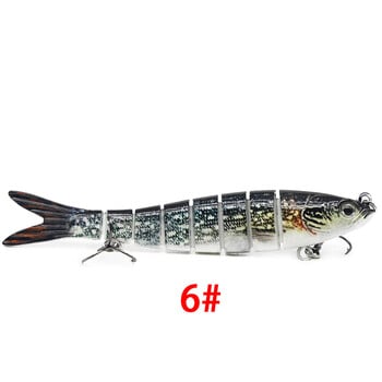 Luya bionic Multi Section Fish Lure 8 Sections Broken Section Hard Bait Fabric Multi Section Fish 13,5cm/10cm Fishing Tackle Factory