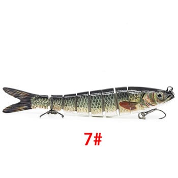 Luya bionic Multi Section Fish Lure 8 Sections Broken Section Hard Bait Fabric Multi Section Fish 13,5cm/10cm Fishing Tackle Factory